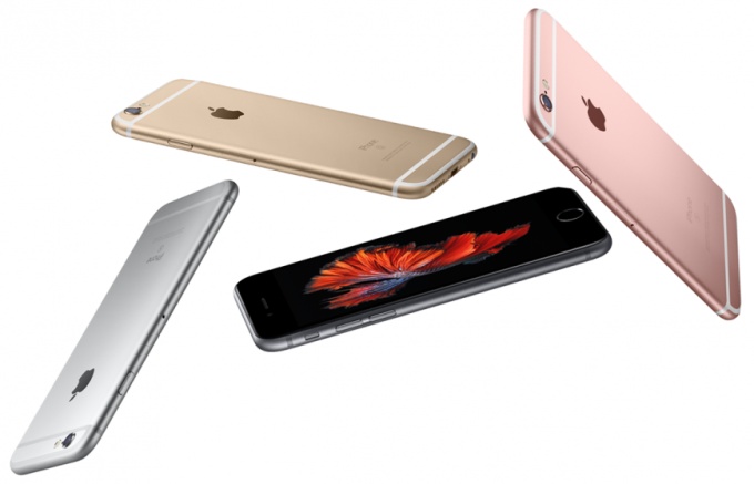 Все доступные цвета корпуса iPhone 6S